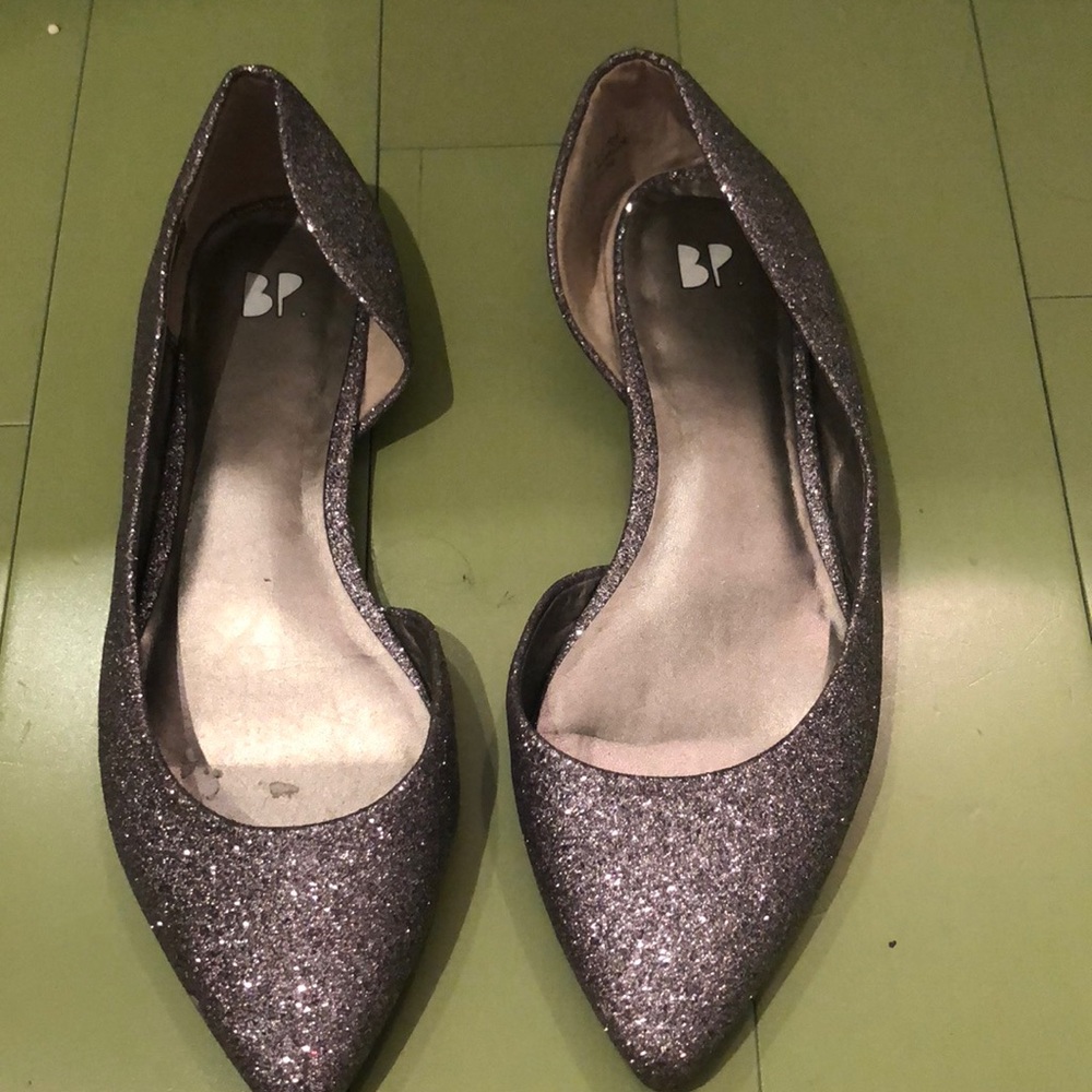 Sparkly flats